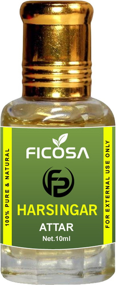 Ficosa Harsringar Attar Parijat Attar For Men and Women Indian Attar Itra Scent Natural Fragrance Oil Perfume Oil 0 Alcohol With Modern
