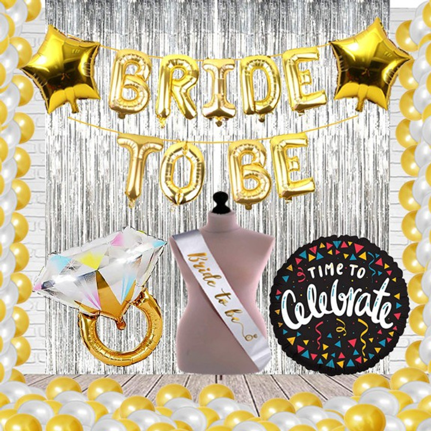 Realistic Store Bride To Be Combo 46Pcs Bride To Be Props And