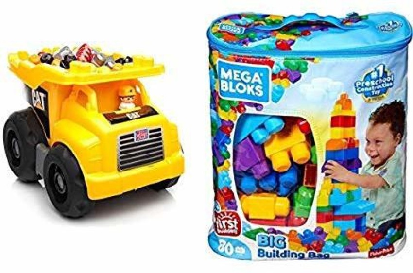 Mega bloks caterpillar large best sale dump truck