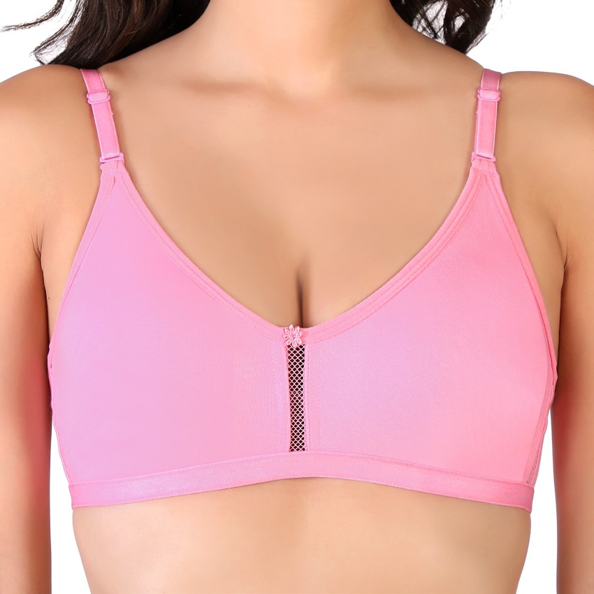 Ellixy Double Layered Non-Wired Sports Bra Women Full Coverage Non