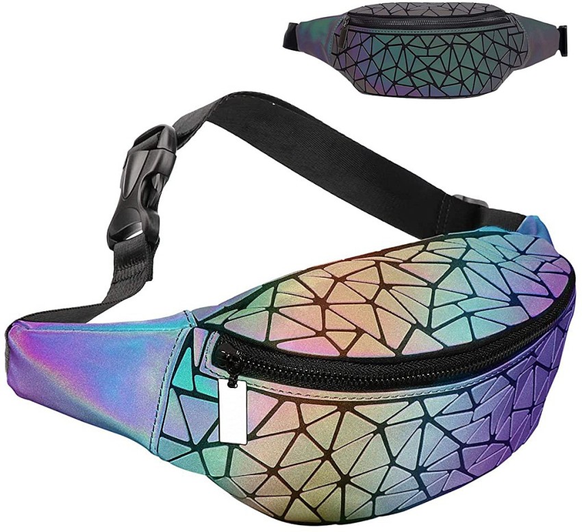 Holographic waist sale bag