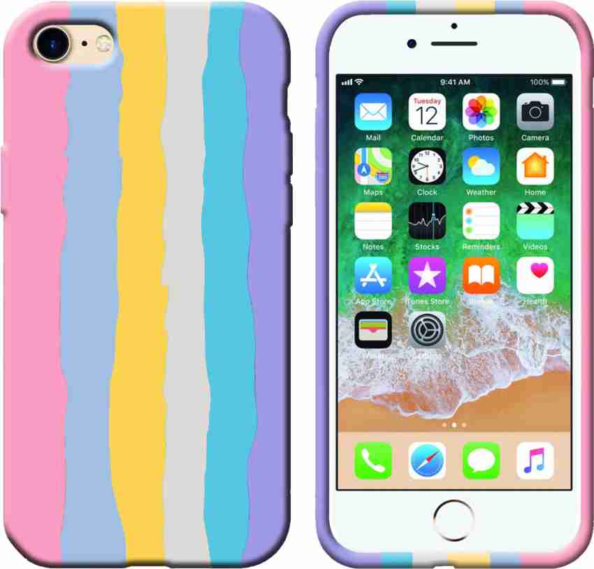 VOSKI Back Cover for APPLE iPhone 6s Plus Rainbow Pattern