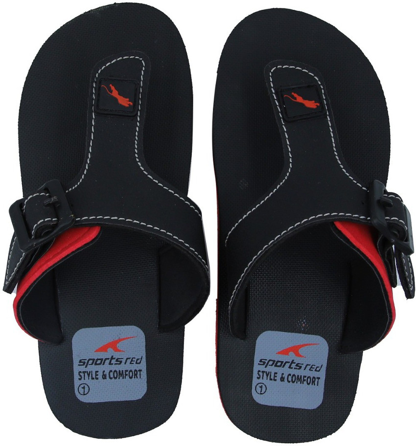 sports red Lets walk ogether Boys Slip On Slipper Flip Flop Price in