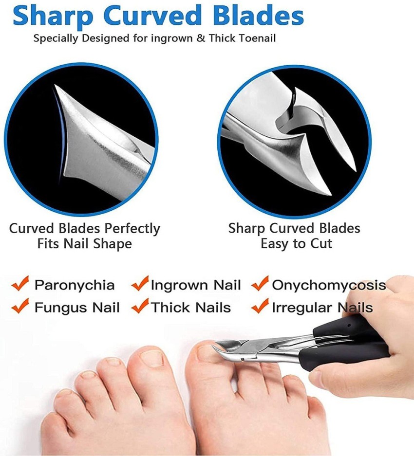 Professional Podiatrist Toenail Clippers For Thick And Ingrown Nails, Labor  Saving Stainless Steel Toenail Clippers, Podiatric Ingrown Toenail Tools