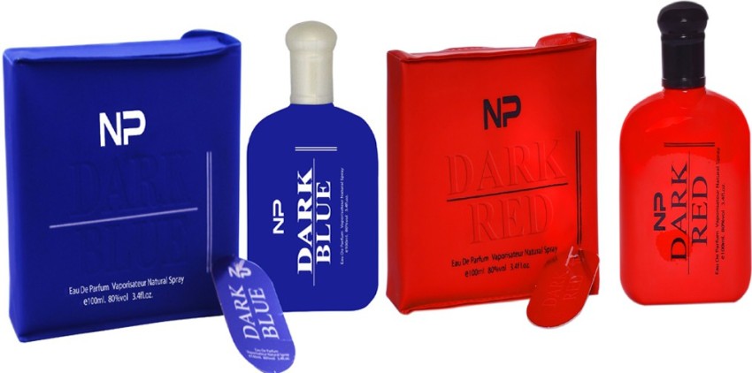 Dark blue outlet bottle perfume