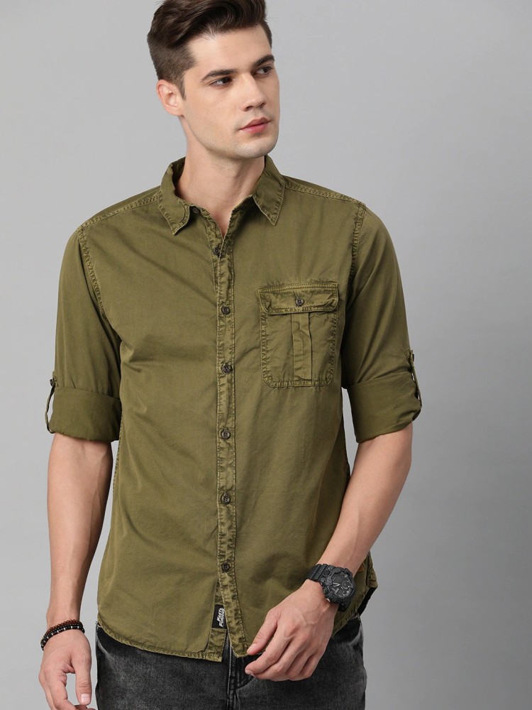 Roadster olive hot sale green shirt