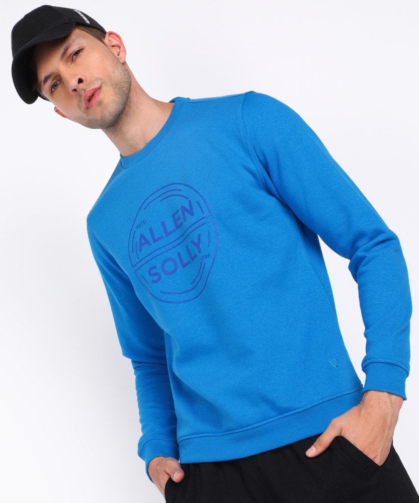 Allen Solly Full Sleeve Printed Men Sweatshirt - Buy Allen Solly Full  Sleeve Printed Men Sweatshirt Online at Best Prices in India