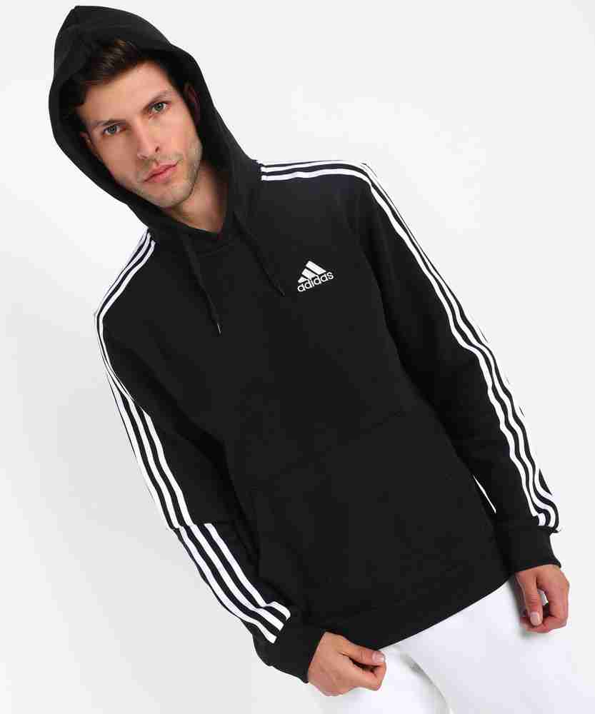 Adidas full sleeve striped clearance men's sweatshirt