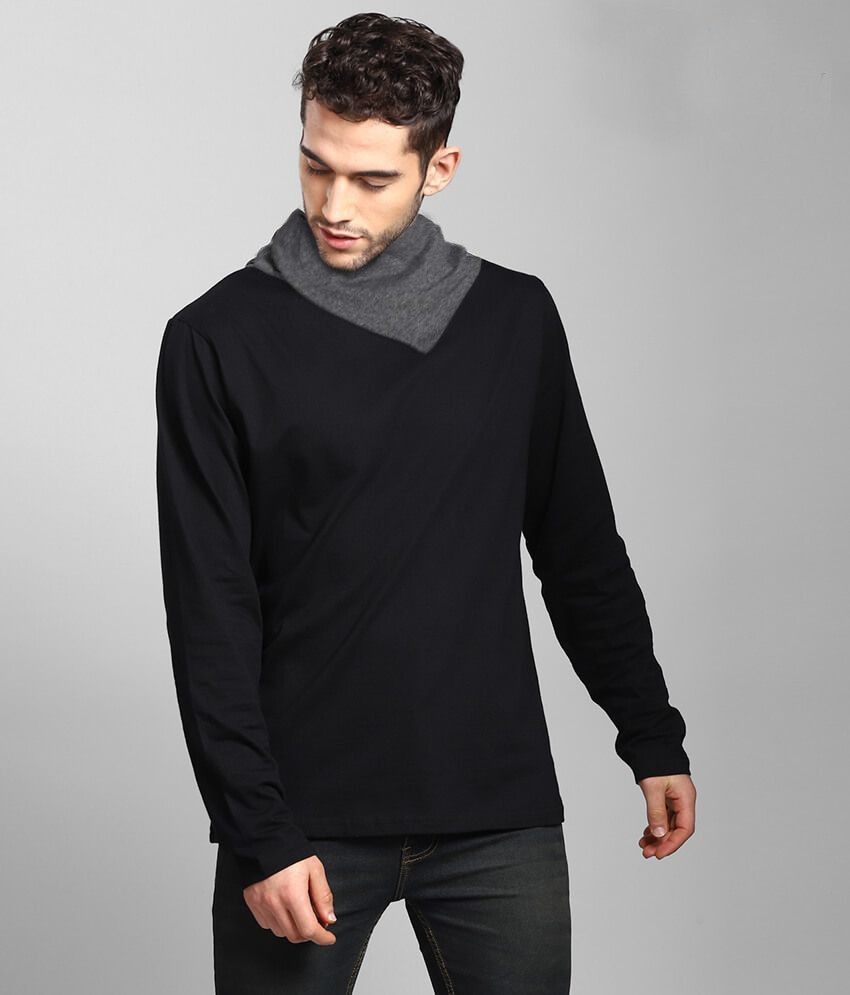 cowl neck t shirt flipkart