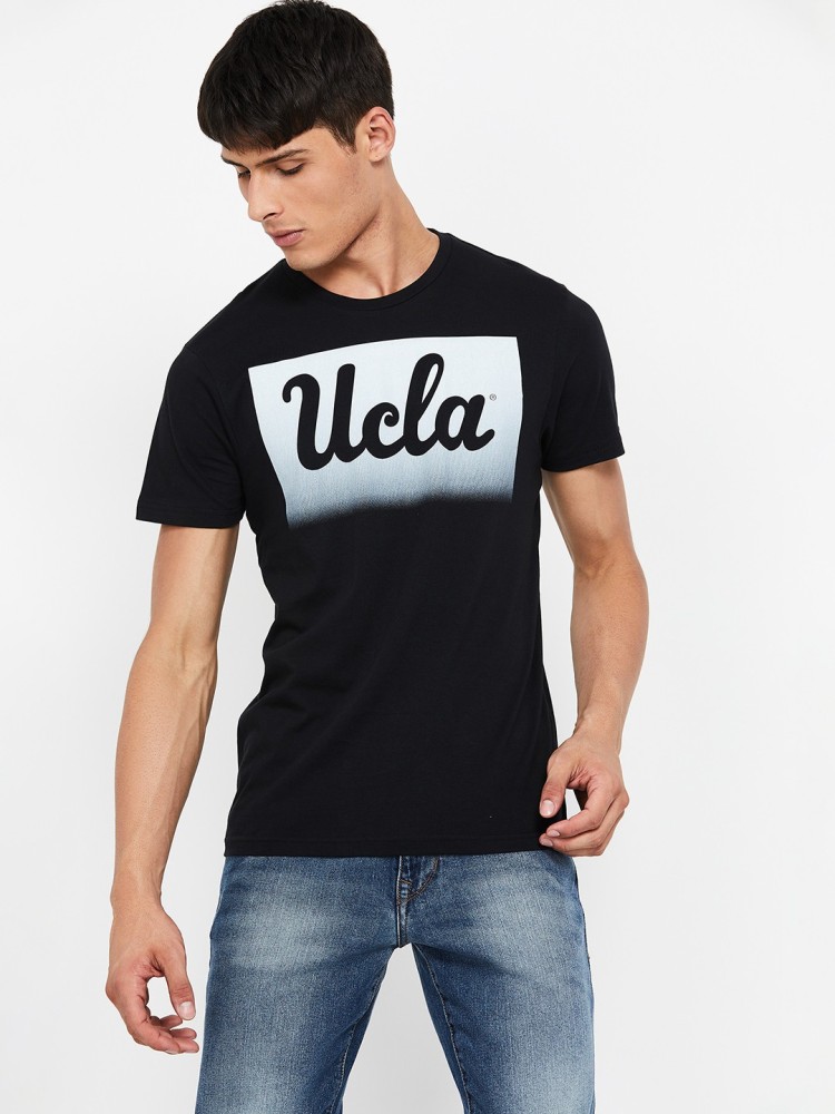 UCLA Printed Men Round Neck Reversible Black T Shirt Buy UCLA