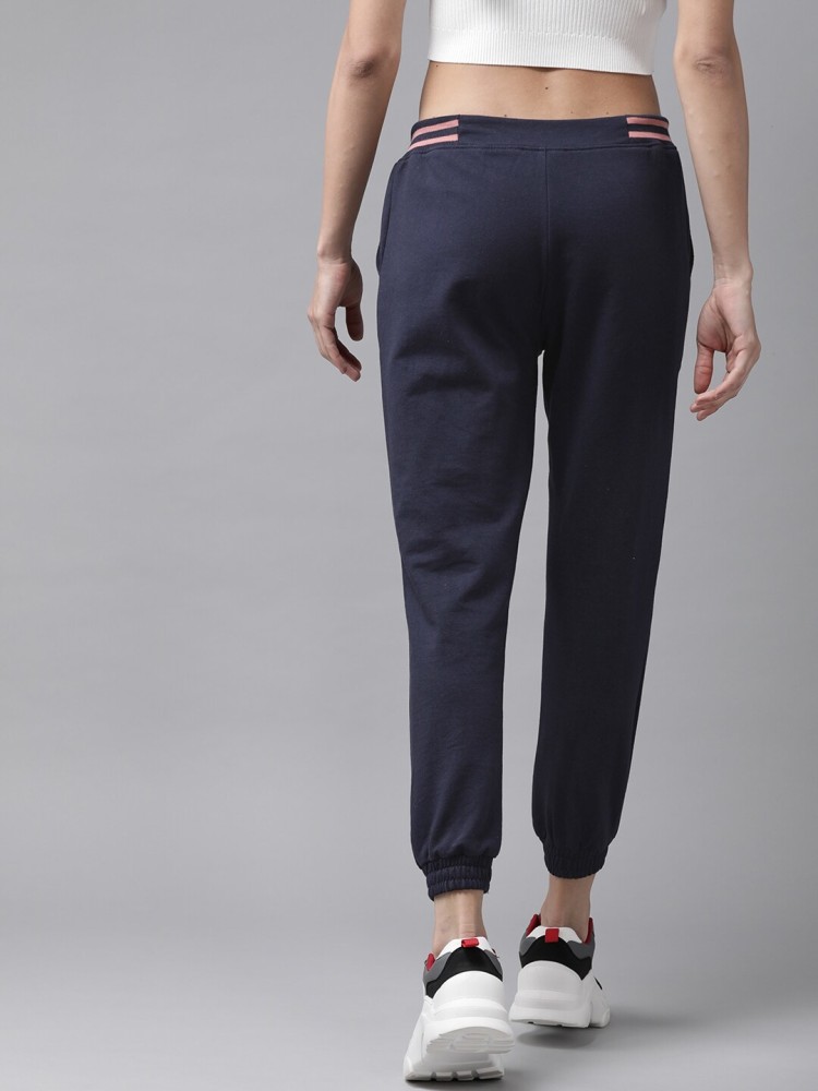 Roadster Solid Women Dark Blue Track Pants - Buy Roadster Solid