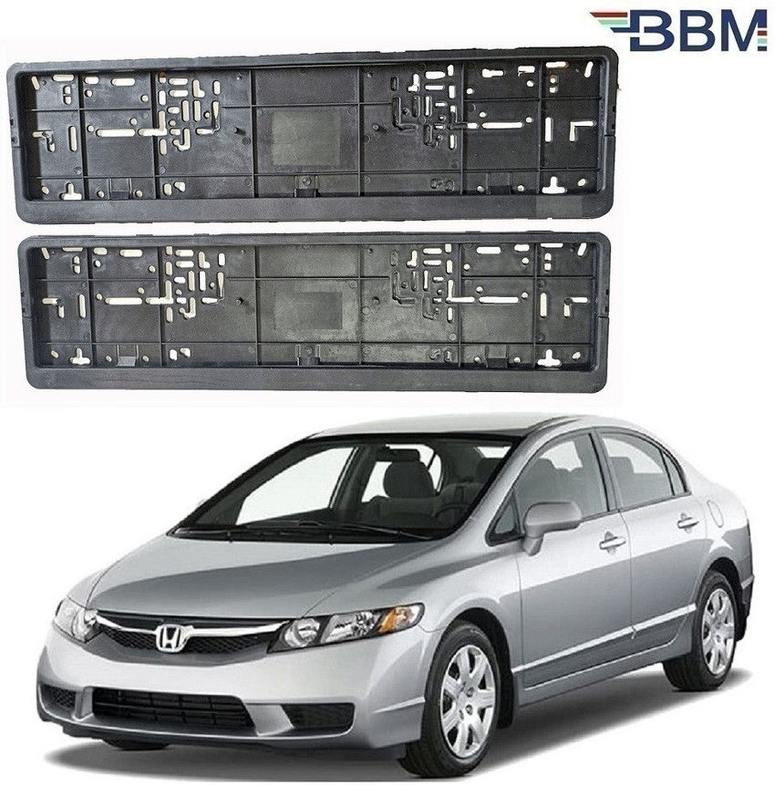 Honda civic store number plate holder