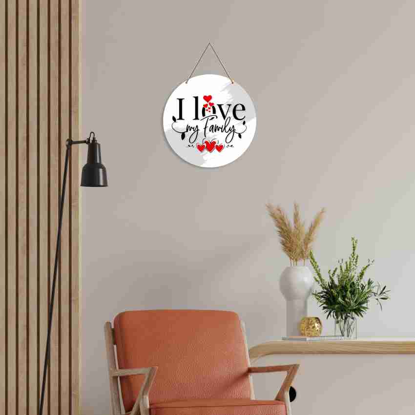LOVE FAMILY GIFT Living Room Wall Art Decal Quote Words Lettering