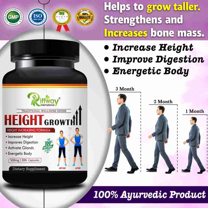 Herbal Organic Capsule Supports For Body Height Growth Supplement