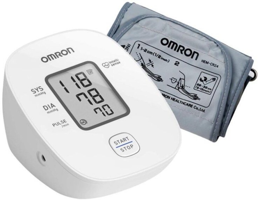 Omron HEM 7143T1A Digital Bluetooth Blood Pressure Monitor with Cuff  Wrapping Guide & Intellisense Technology For Most Accurate Measurement  (Adapter