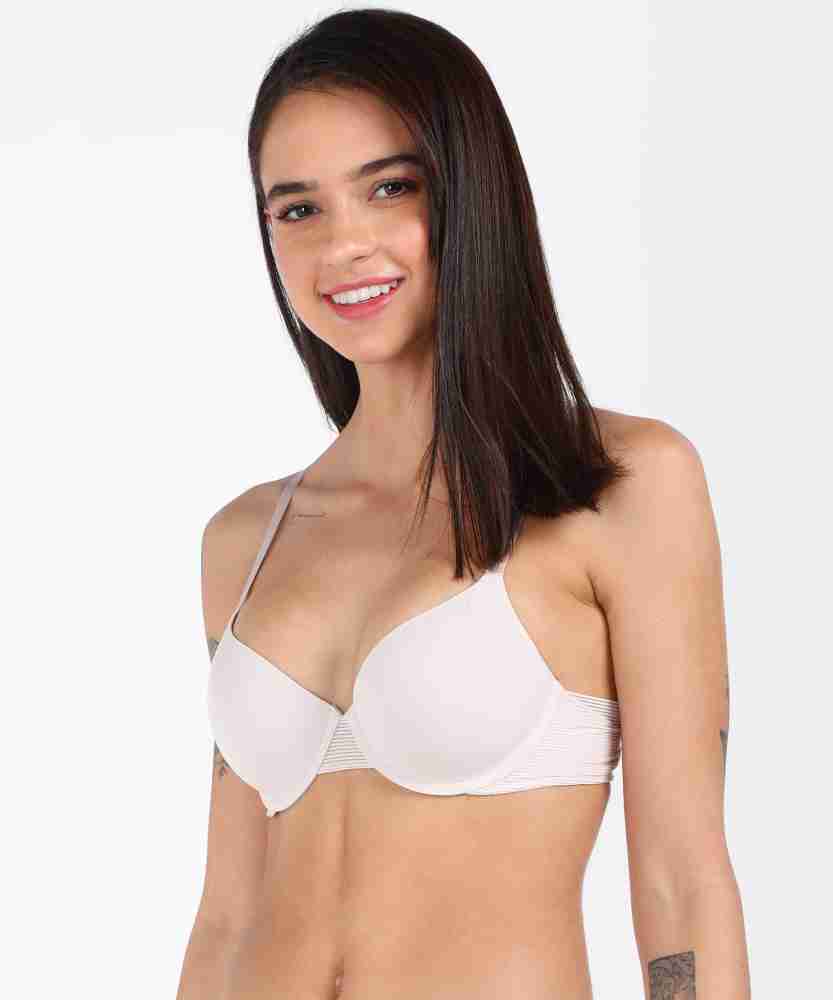 CALVIN KLEIN Perfectly Fit Lightly Lined Desert Nude T Shirt Bra Womens  32DD 36B
