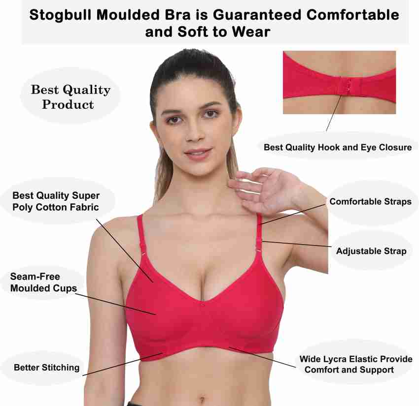 STOGBULL Women T-Shirt Non Padded Bra - Buy STOGBULL Women T-Shirt Non  Padded Bra Online at Best Prices in India