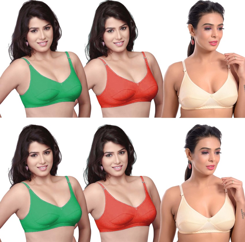 Buy Fancy Hosiery Bras For Women Pack Of 6 Online In India At