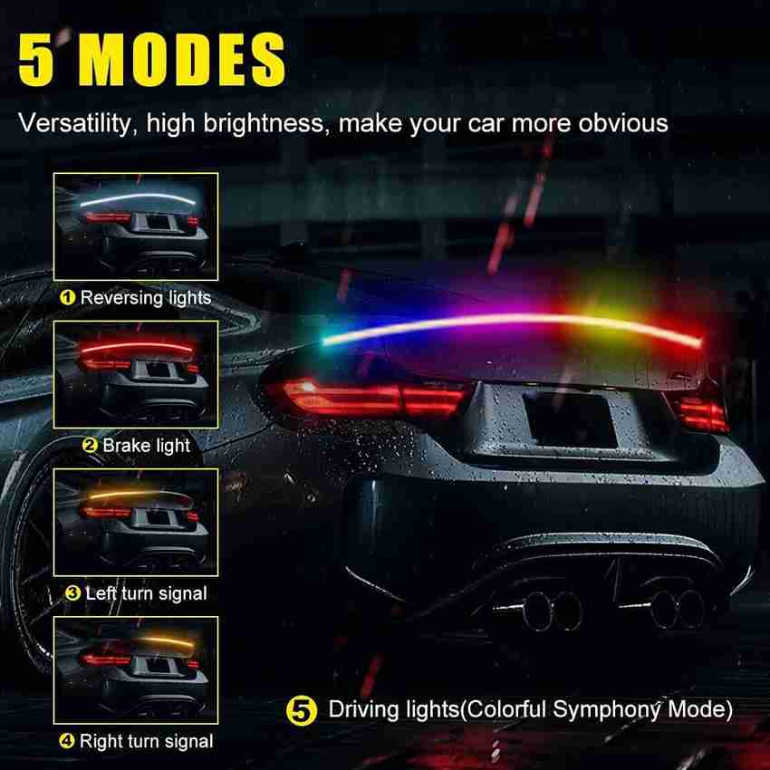Alto 800 rear store spoiler with light
