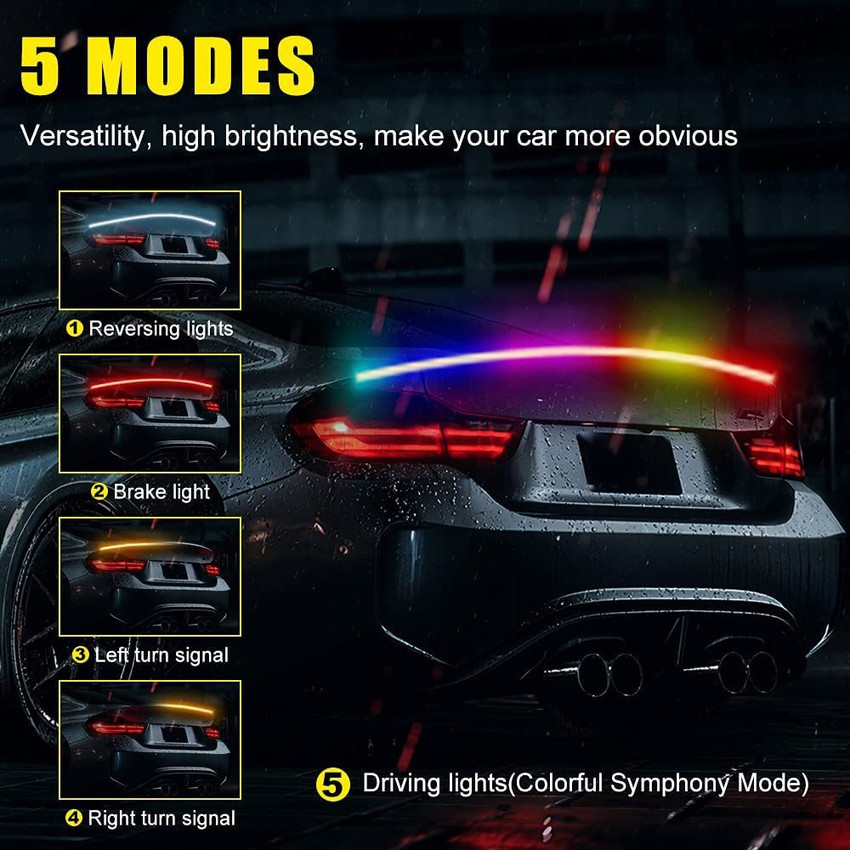 SEMAPHORE LED Rear Spoiler with Remote Control for Car Trunk Universal  Exterior for Mahindra Bolero Car Spoiler Price in India - Buy SEMAPHORE LED Rear  Spoiler with Remote Control for Car Trunk