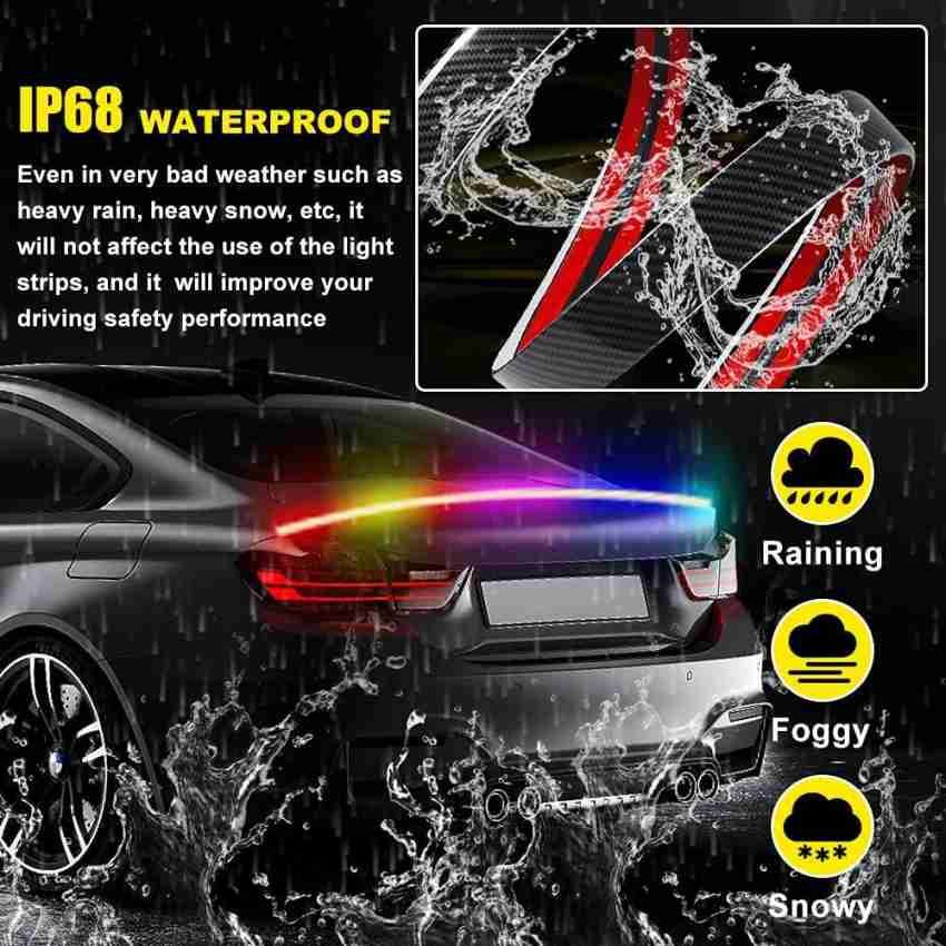 SEMAPHORE LED Rear Spoiler with Remote Control for Car Trunk