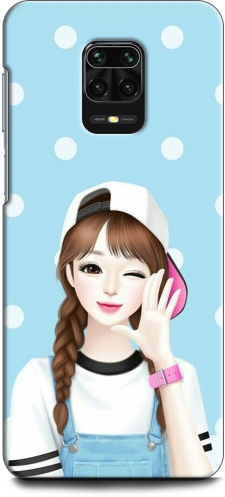 Phone Case Pink Girl Cartoon, Cute Cartoon Girl Phone Case