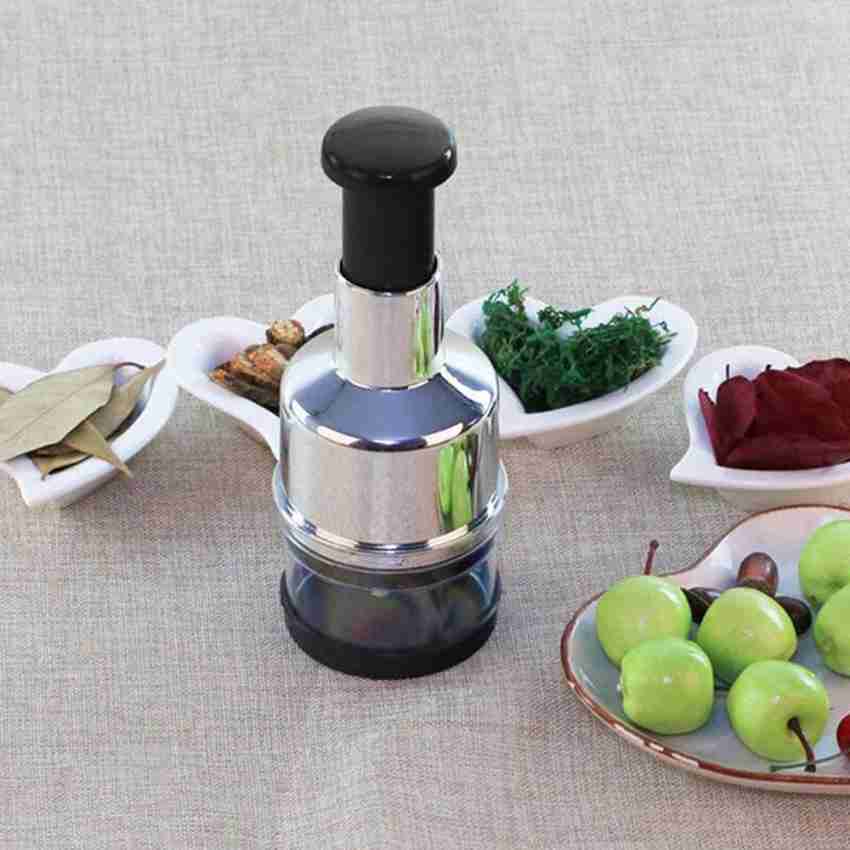 Manual Garlic Press And Crusher, Stainless Steel Garlic Mincer, Kitchen Vegetable  Chopper, Onion Slicer