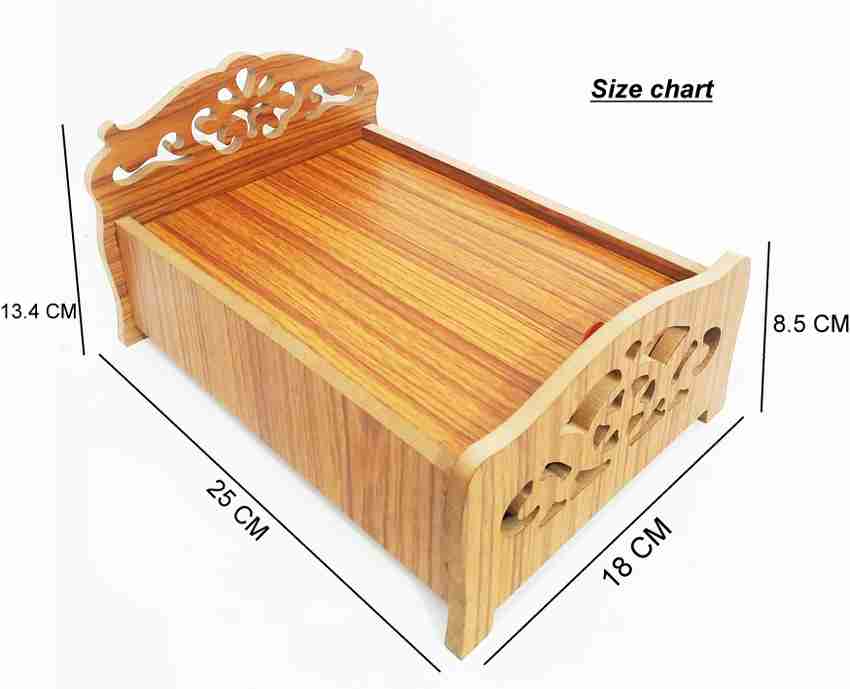 Wooden outlet chowki bed