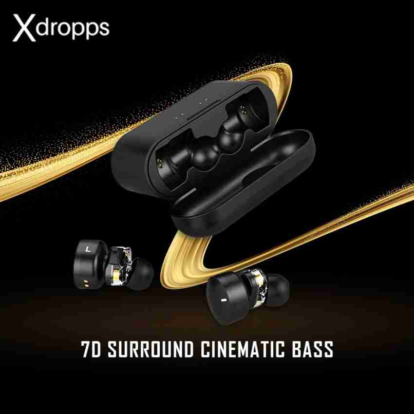 XDropps Dual Drivers True Wireless Earbuds with 7D Surround Deep