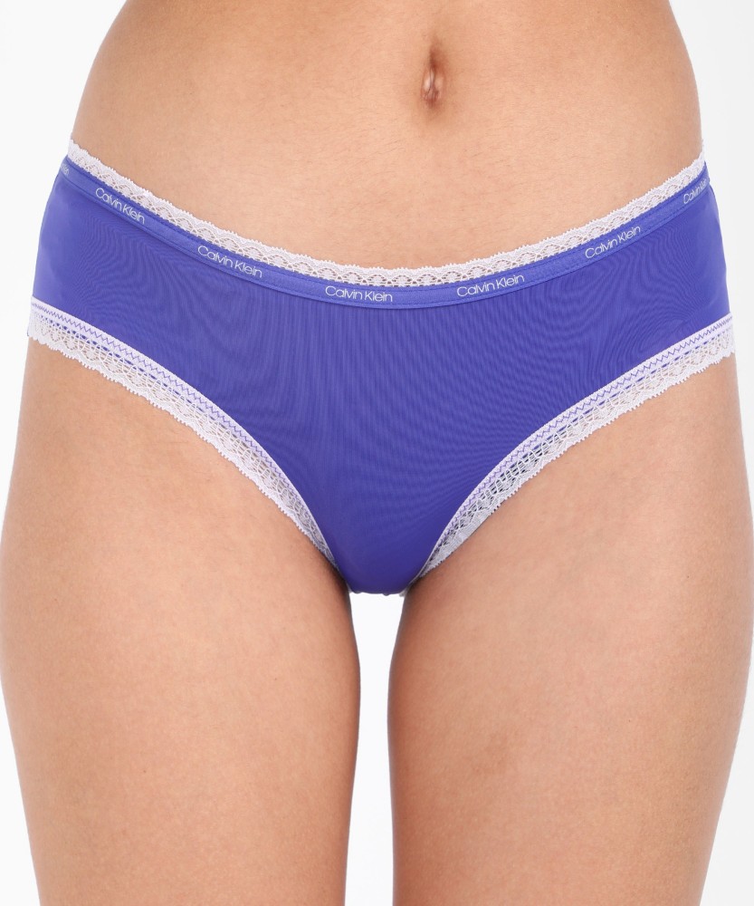 Calvin Klein Underwear Women Hipster Blue Panty - Buy Calvin Klein  Underwear Women Hipster Blue Panty Online at Best Prices in India