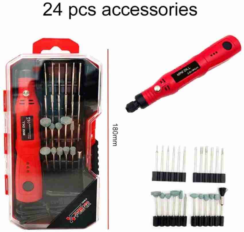 Cordless mini drill best sale set
