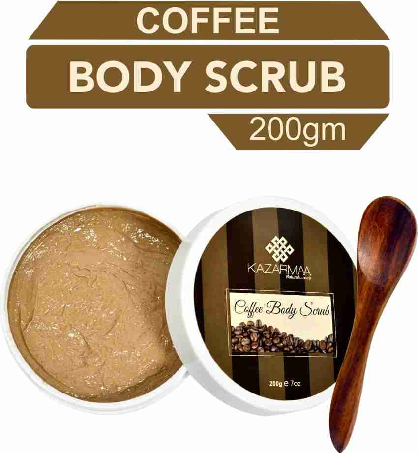 kazarmaa Anti-Cellulite Coffee Body Scrub with Shea Butter, Coconut Oil and  Walnut Shell- Removes Tan and Dead Skin Scrub - Price in India, Buy  kazarmaa Anti-Cellulite Coffee Body Scrub with Shea Butter