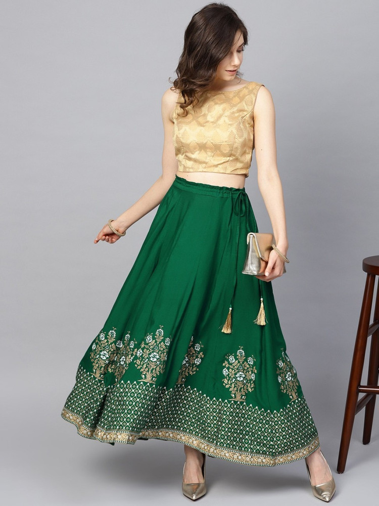 MANISHA Embroidered Women Flared Green Skirt Buy MANISHA Embroidered Women Flared Green Skirt Online at Best Prices in India Flipkart