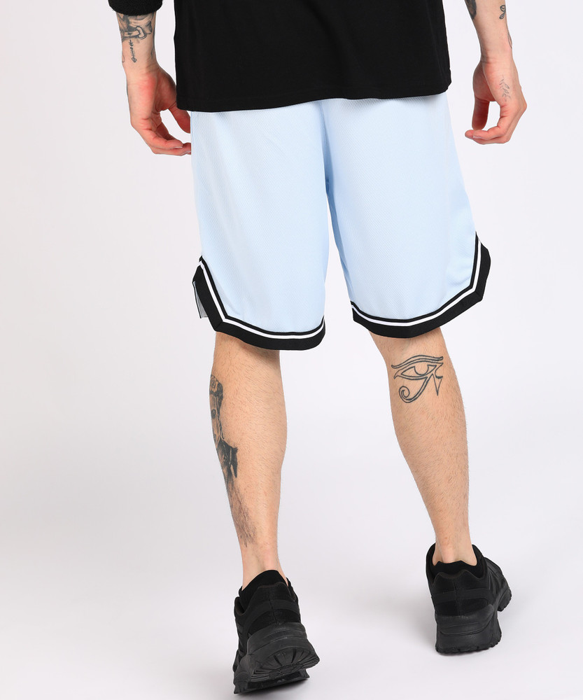 REEBOK Self Design Men Blue Sports Shorts Buy REEBOK Self Design