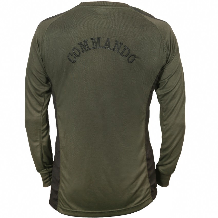 Keyhole Burst T-Shirt - Military Green