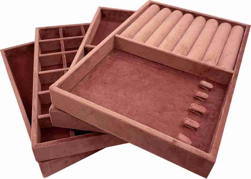 la trove Jewelry Trays for Drawers Stackable Jewelry Trays for