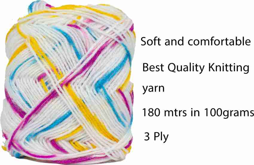 ROYAL VILLA® Original Knitting Yarn Wool-2 Ply - Parrot Green Woolen  Crochet Yarn Thread. Wool Yarn for Knitting. Woolen Thread. (200gm)