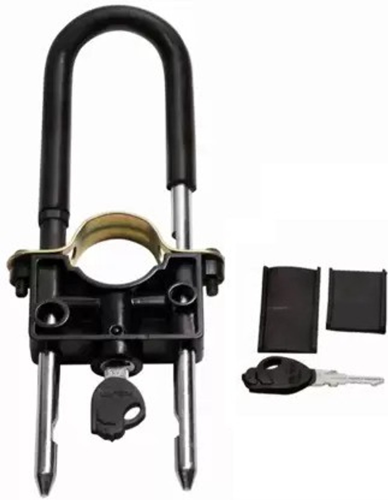 Bullkartzone Front Shocker Bike Front U Type Anti Theft Wheel Lock
