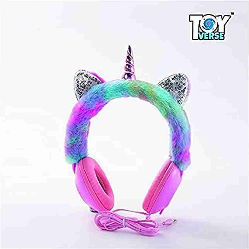 Furry unicorn headphones deals