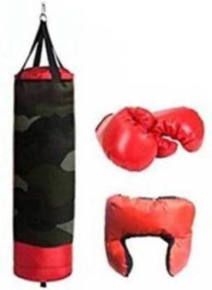 TINGLEZONE Junior Boxing Set Punching Bag Gloves Headgear