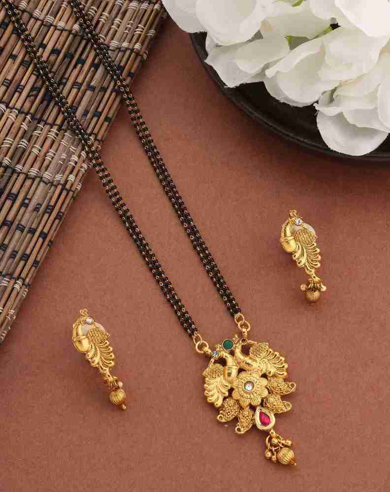 Jewel WORLD GOLD JEWELLERY Alloy Mangalsutra Price in India