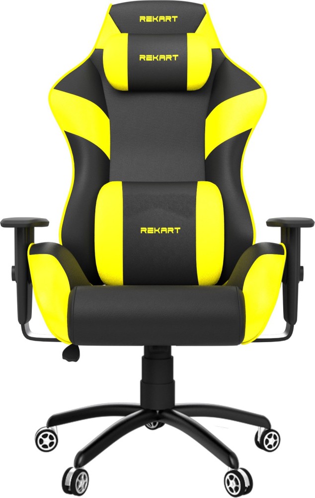 REKART Ergonomic Adjustable Revolving Office, Gaming Chair (RGC+03) Black  Yellow Ergonomic Adjustable Revolving Office, Gaming Chair (RGC+03) Black  Yellow Gaming Chair Price in India - Buy REKART Ergonomic Adjustable  Revolving Office, Gaming