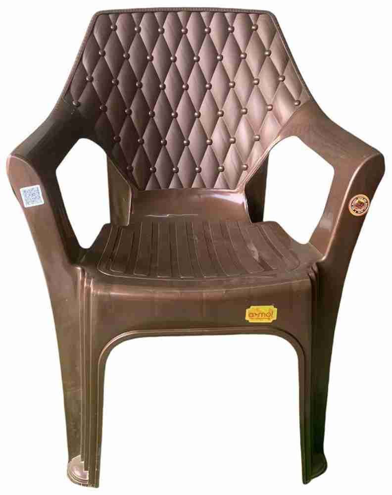 Anmol SUPER STAR BROWN SET OF 1 CHAIR FULLY COMFORT nd weight bearing capacity 150 kg outdoor chair Plastic Outdoor Chair Price in India Buy Anmol SUPER STAR BROWN SET OF