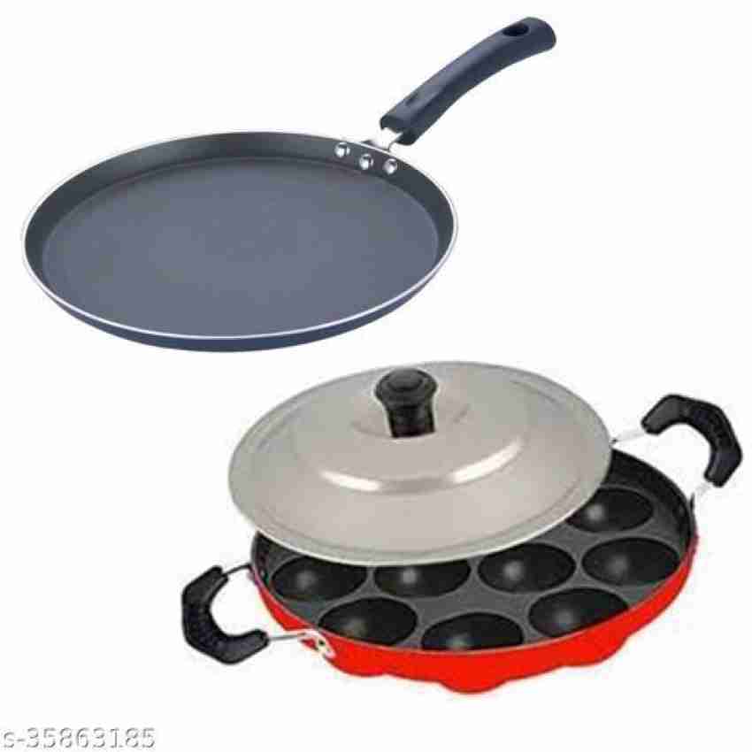 Non Stick Dosa Tawa / Mini Appam Maker ( Set of 2 ) Premium