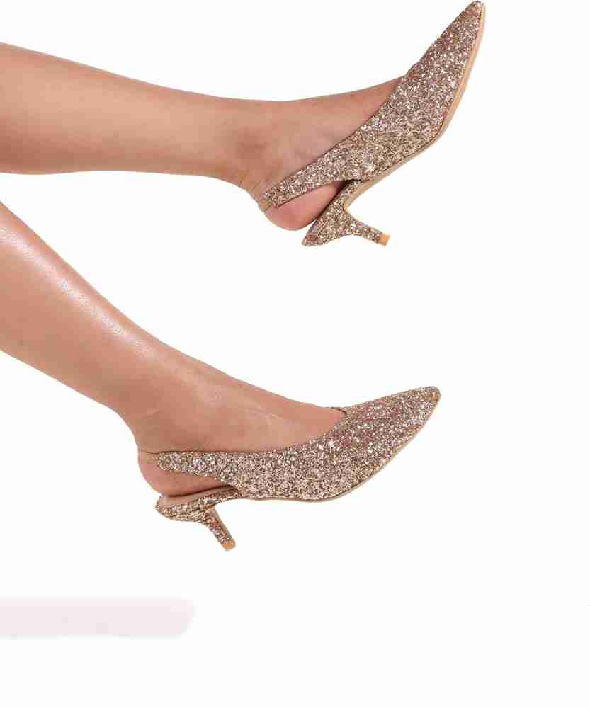 Catwalk rose gold store heels