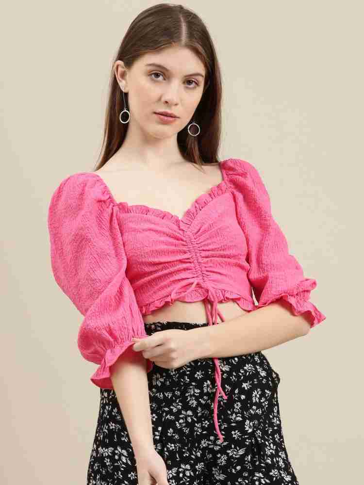 Bershka best sale top rosa