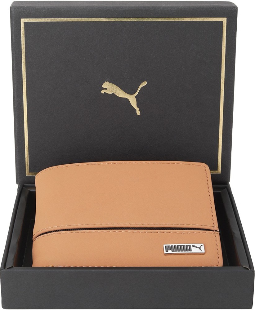 PUMA Men Women Casual Brown Artificial Leather Wallet Pheasant