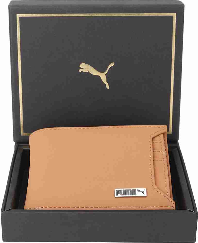 PUMA Men Women Casual Brown Artificial Leather Wallet Pheasant