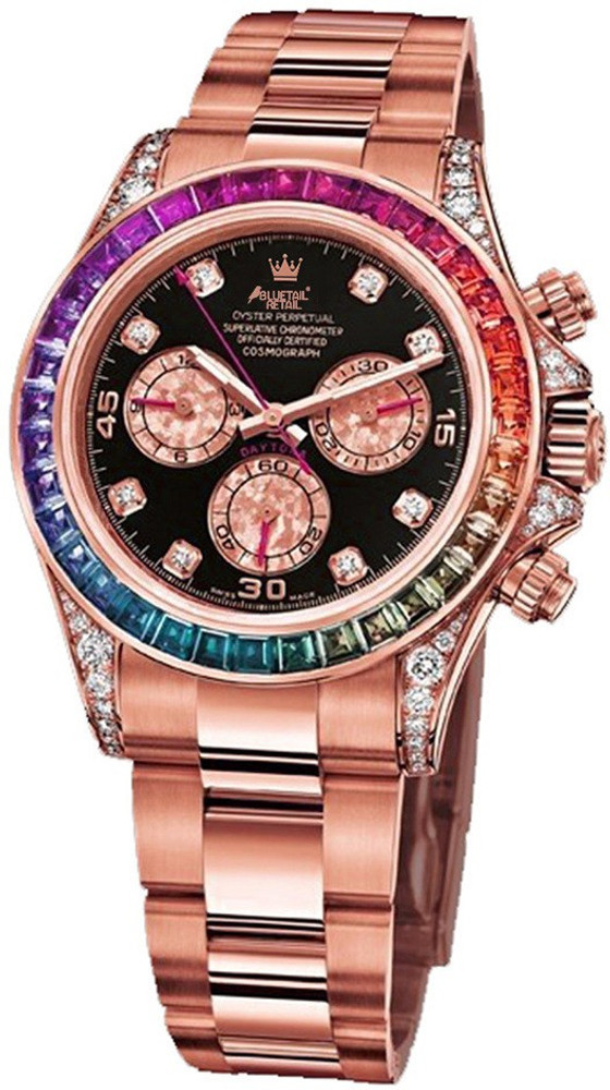 Bluetail Retail Cosmograph Daytona Chronograph Full Rose Gold