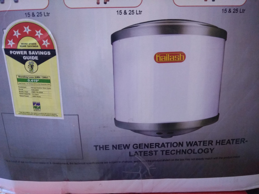 Kailash 15 L Storage Water Geyser (EWH ROUND, WHITE u0026 GREY) Price in India  - Buy Kailash 15 L Storage Water Geyser (EWH ROUND, WHITE u0026 GREY) online at  Flipkart.com